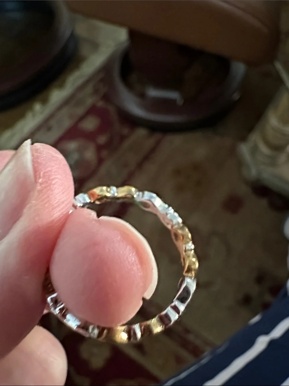 No brand delicate stackable